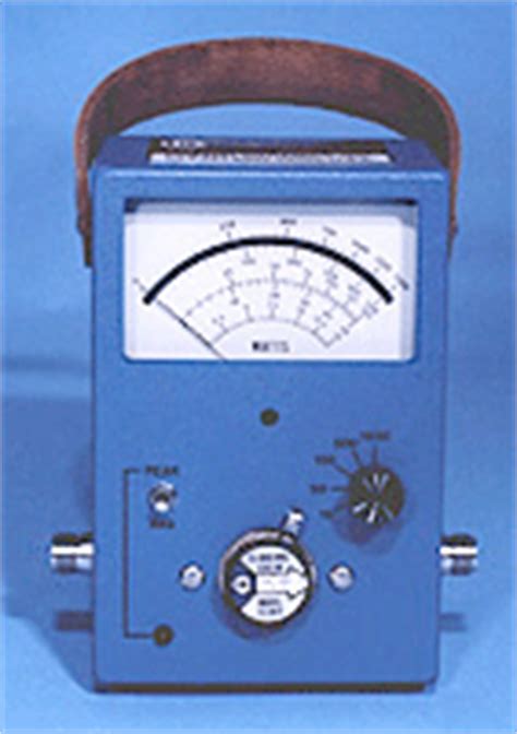 RF Parts Company ~ Coaxial Dynamics Peak Reading Wattmeters